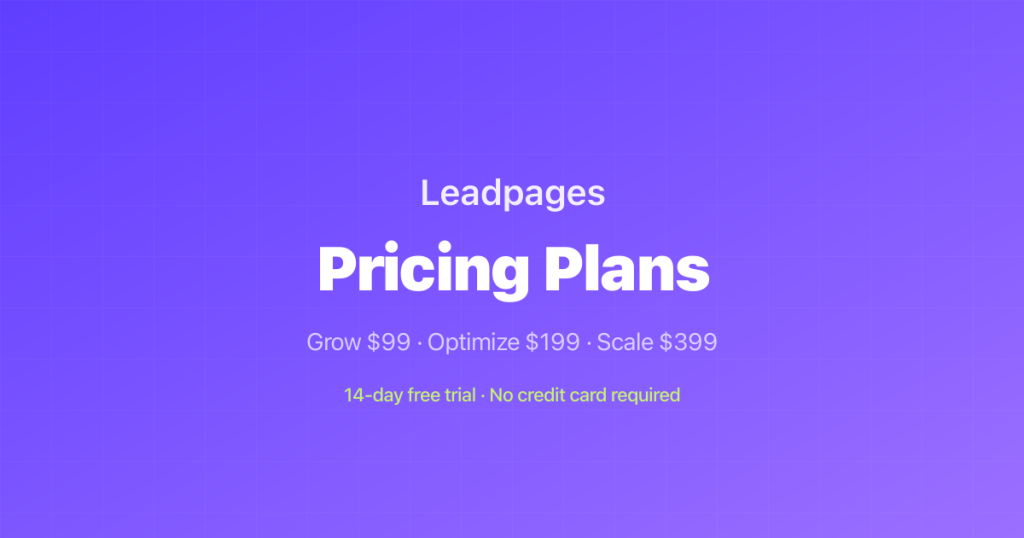 Leadpages lead generation and conversion-focused overview