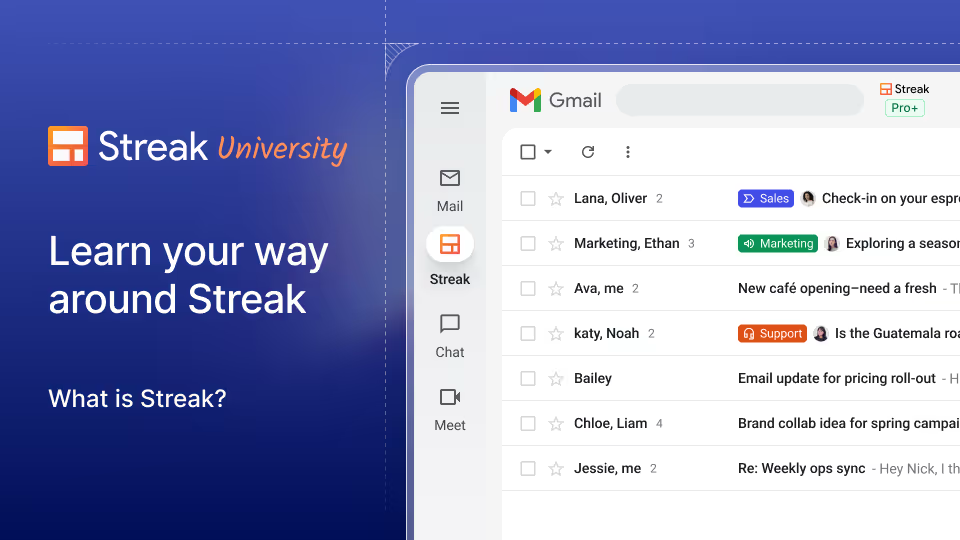 Streak CRM for Gmail reasons to stay versus switch