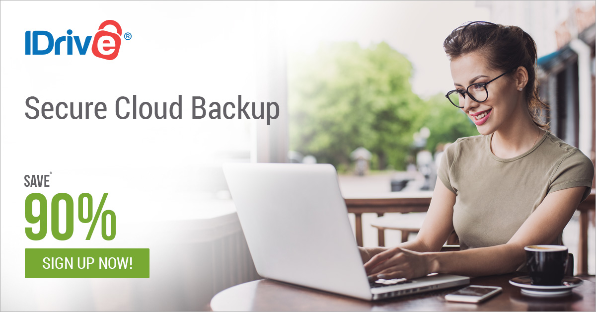 IDrive continuous backup and cross-device protection workflow