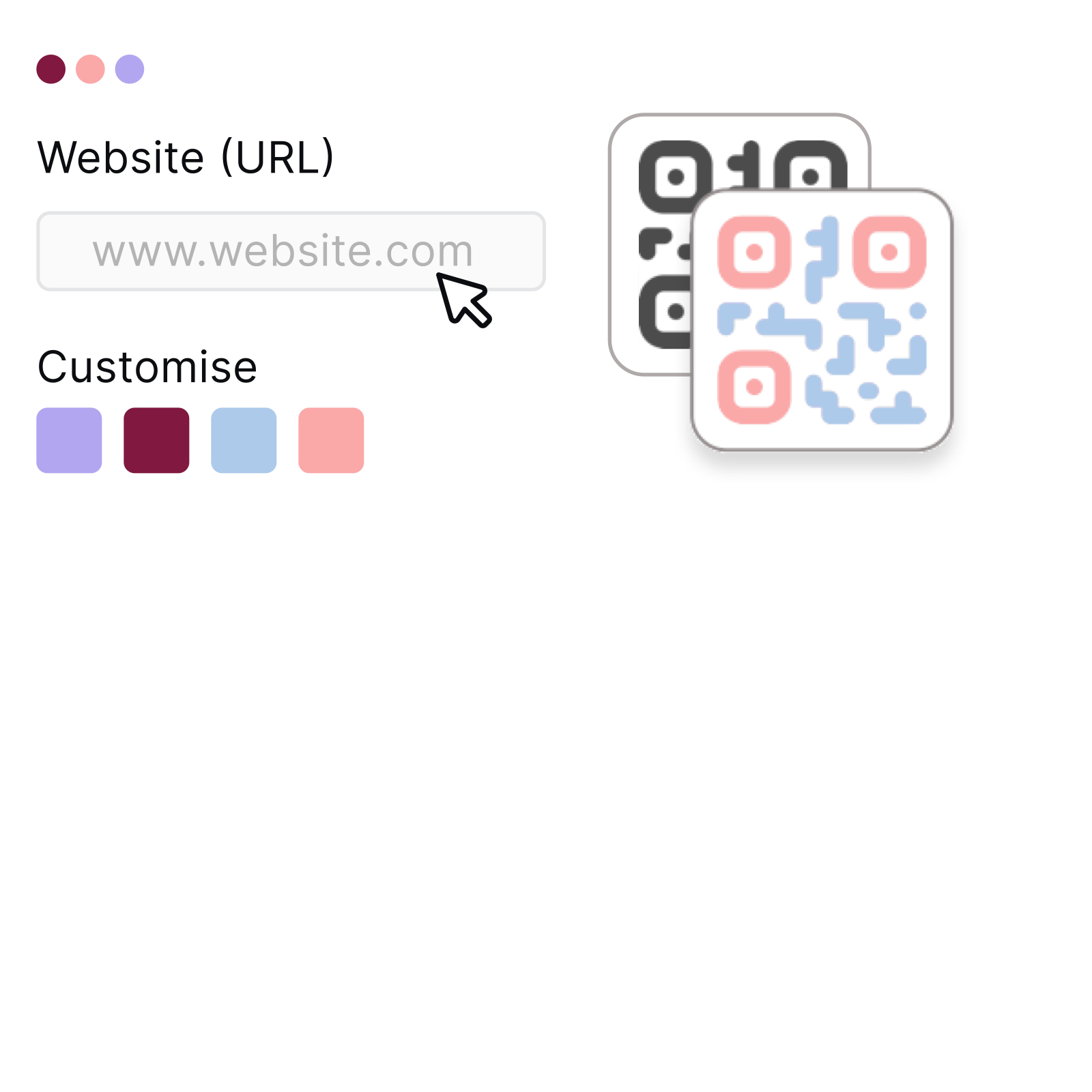 Uniqode QR code customization and branded code examples
