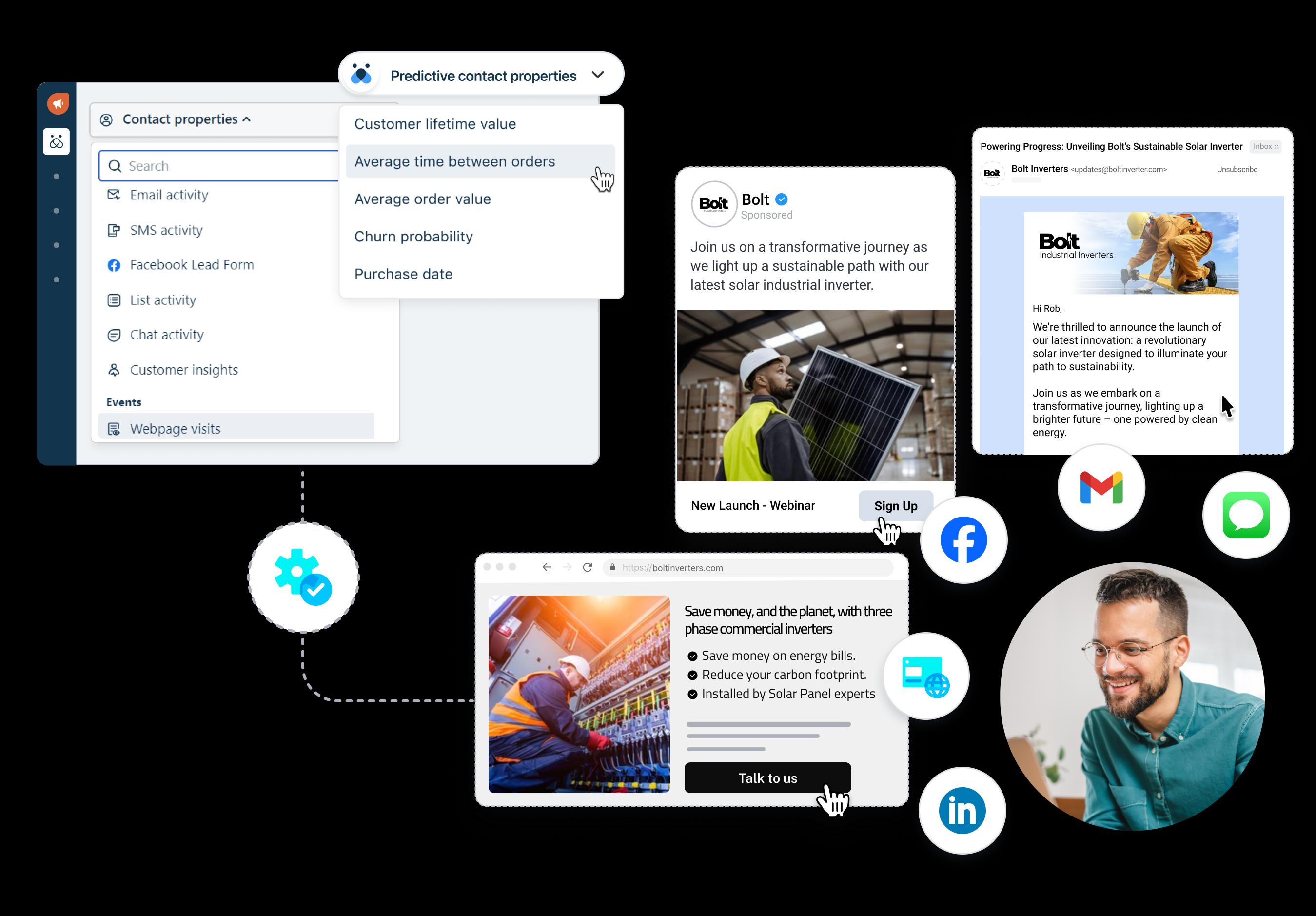 Freshmarketer free-plan feature card and contact limit