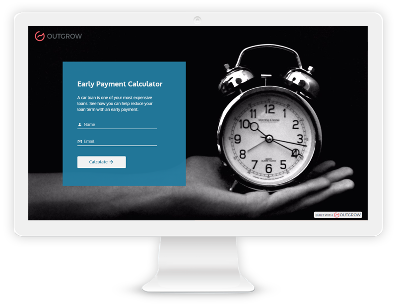 Outgrow quiz, calculator, and recommendation content examples