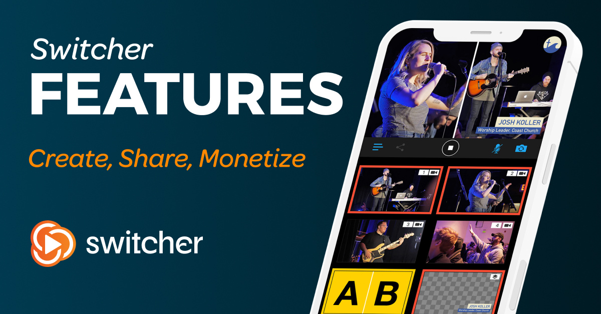 Switcher Studio live streaming features overview
