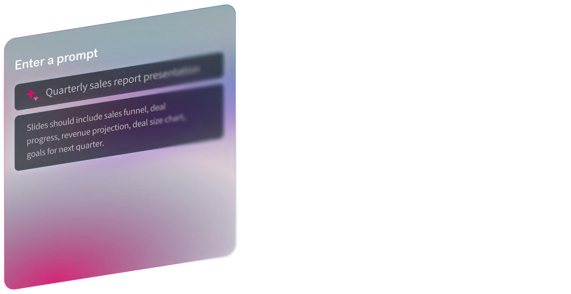 Beautiful.ai create-with-AI screen or slide draft in progress