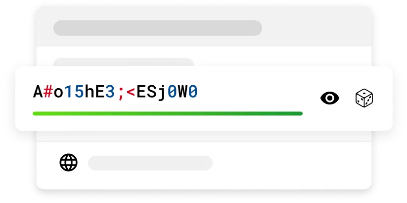 Keeper Security password creation and vault management screen