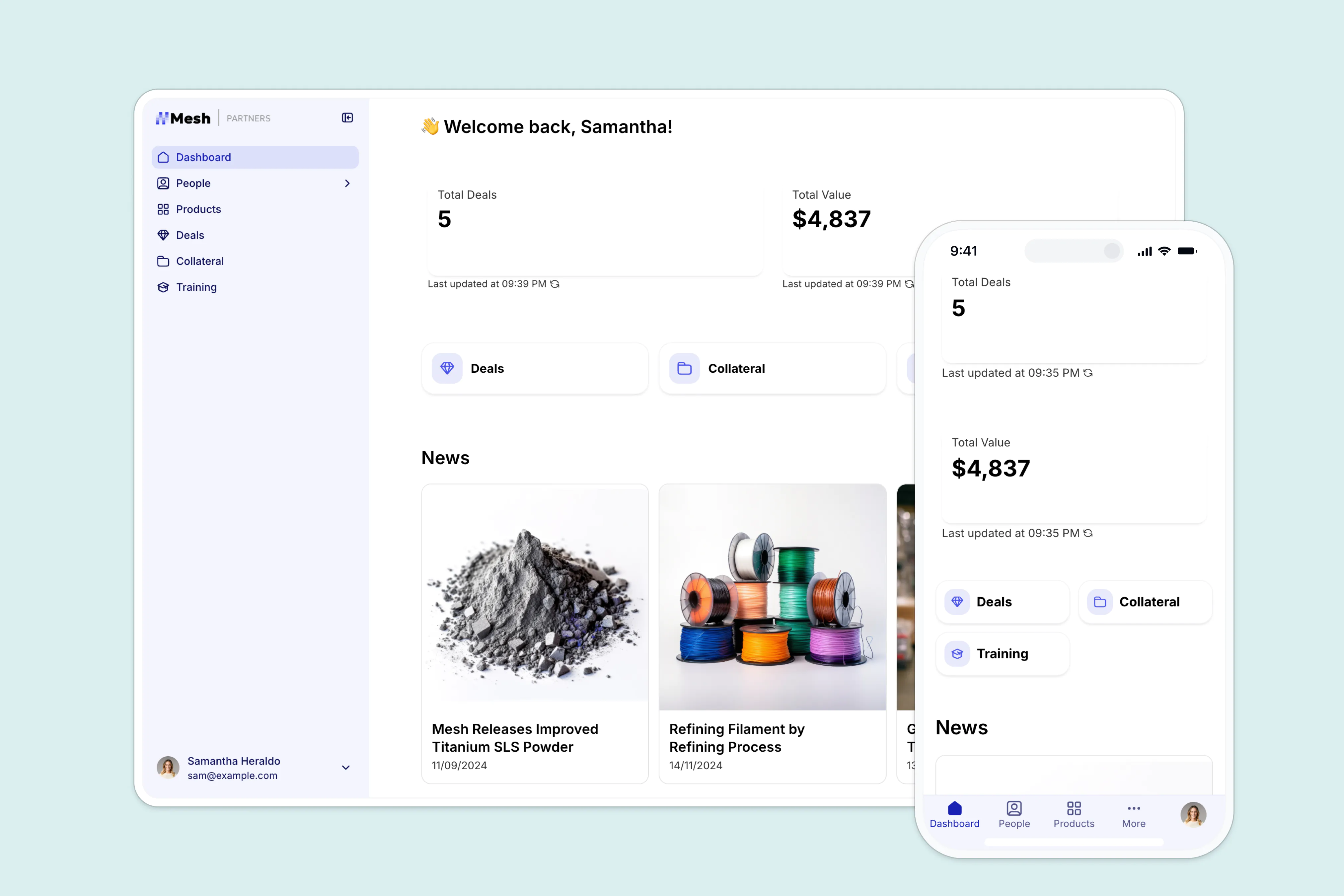 Softr app dashboard, data views, and reporting controls