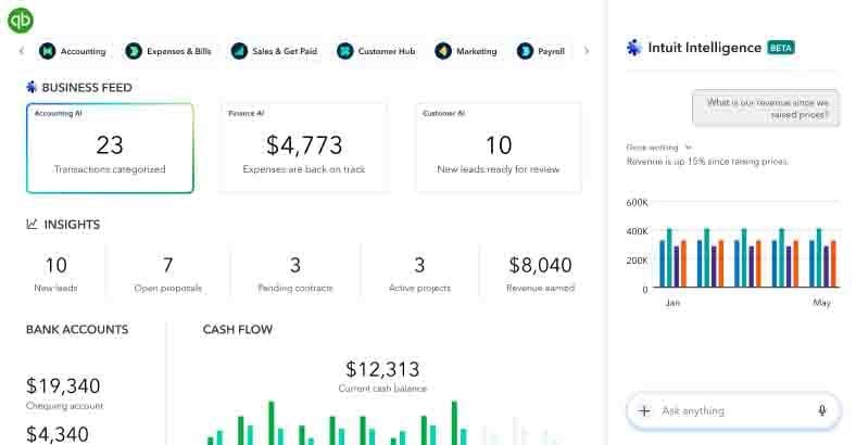 QuickBooks mobile and business management workflow