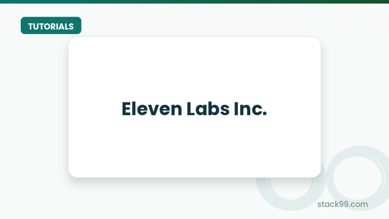 Eleven Labs Inc. Beginner's Guide 2026