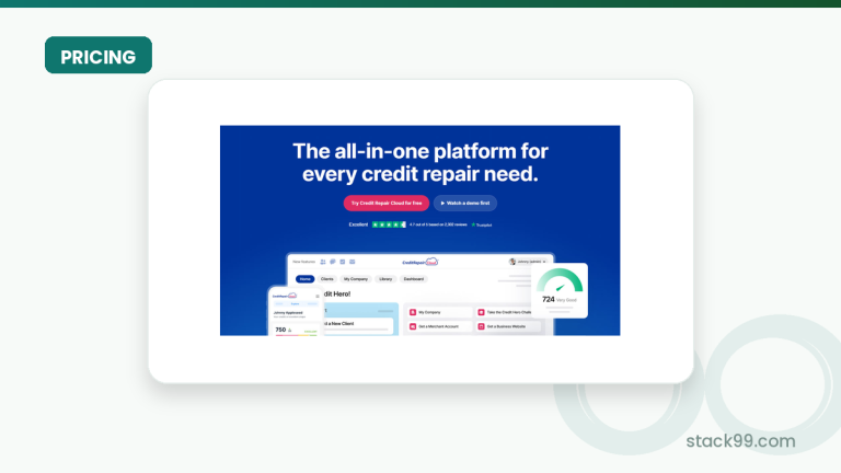 Credit Repair Cloud Pricing 2026