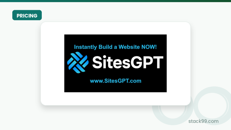 SitesGPT.com Pricing 2026