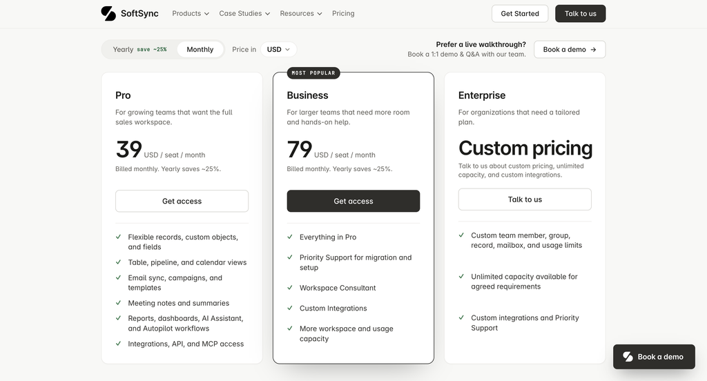 SoftSync Review: You Buy Room, Not Features