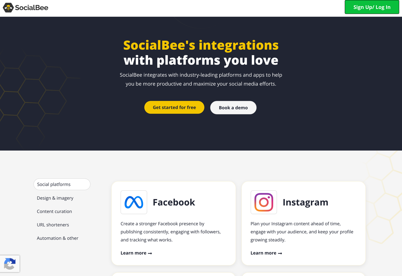 SocialBee design and imagery integrations including Canva, Unsplash and GIPHY